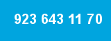 923 643 11 70 923 643 11 70